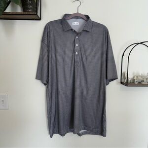 NWOT Collars & Co Black & White Short Sleeve Dress Collar Polo Shirt 3XL